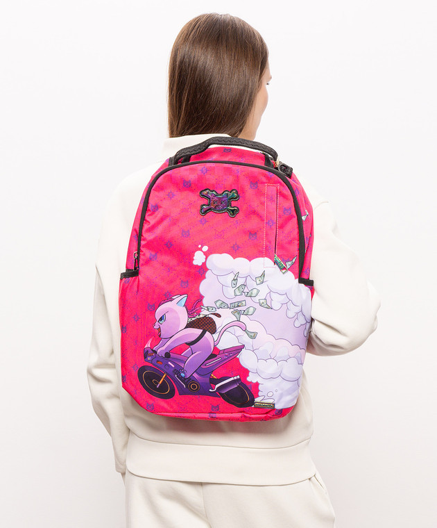 Sprayground Детский розовый рюкзак KITTY CASH - SPEED DEMON 910B8521NSZ изображение 2