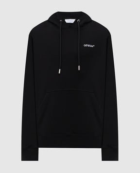 Off-White Чорне худі Landscape Arrow 44MBB085F5F008