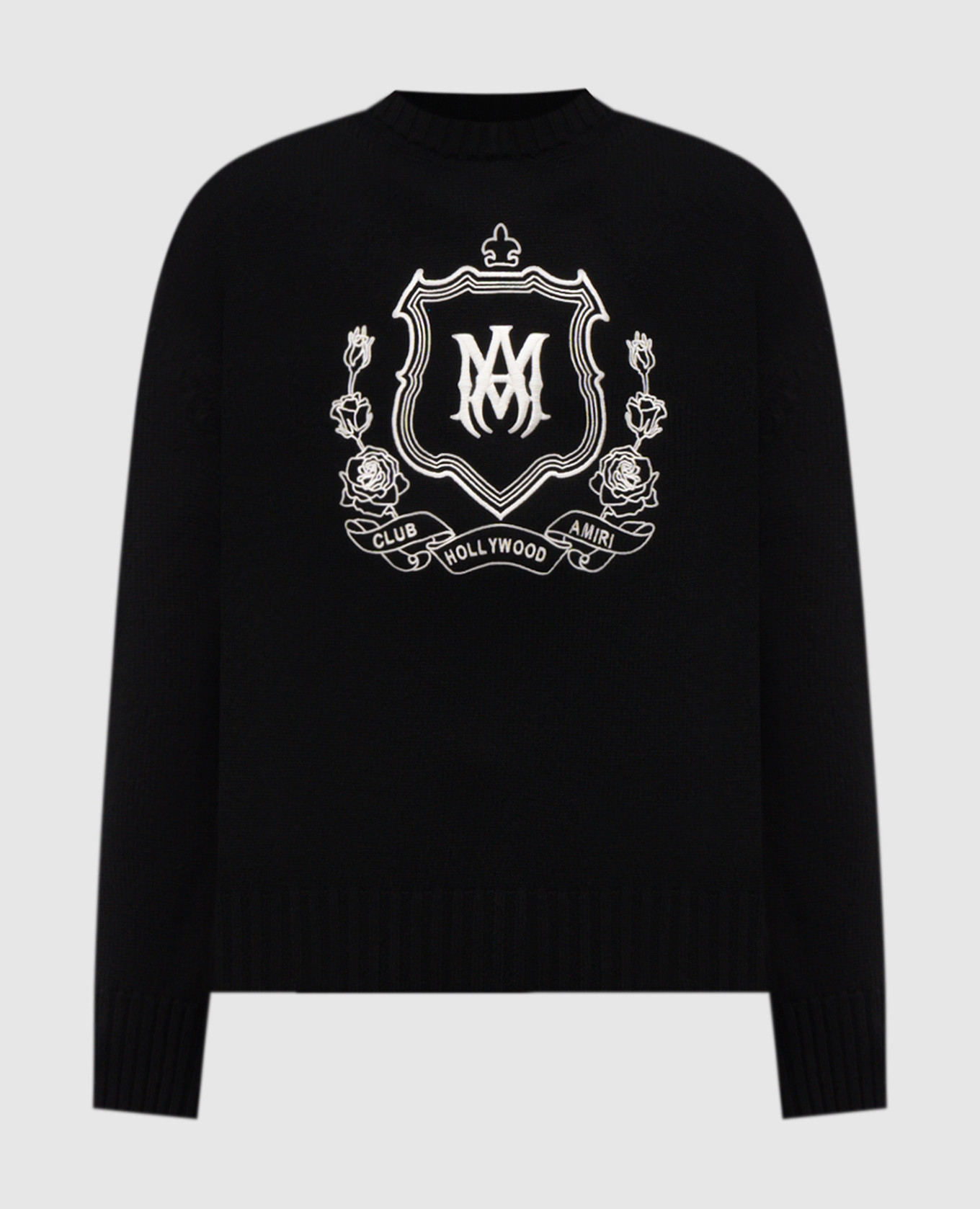 

Черный свитер из шерсти с логотипом, Свитера