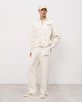 Sporty & Rich Спортивный костюм айвори с вышивкой логотипа ST09476269WH37PA07176