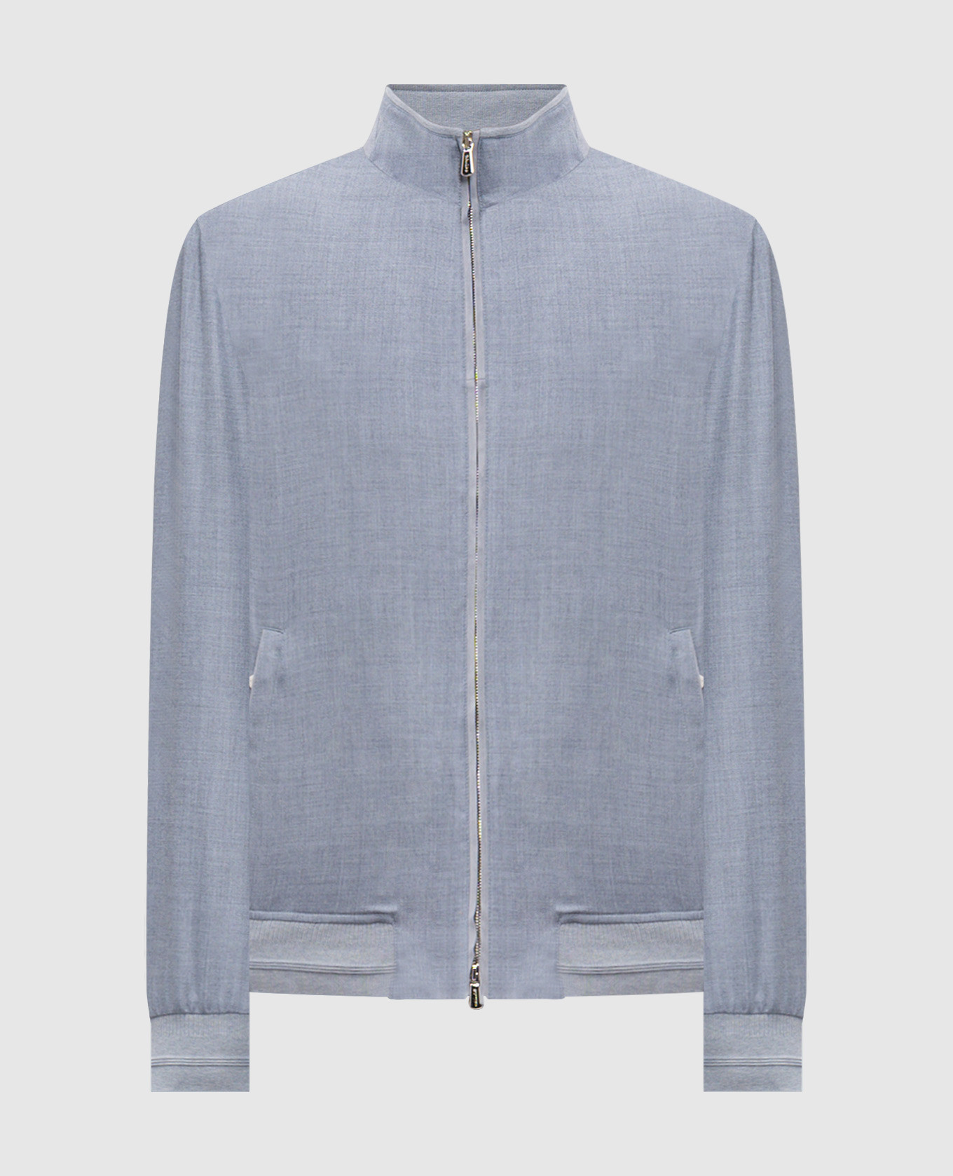 Голубая куртка из кашемира