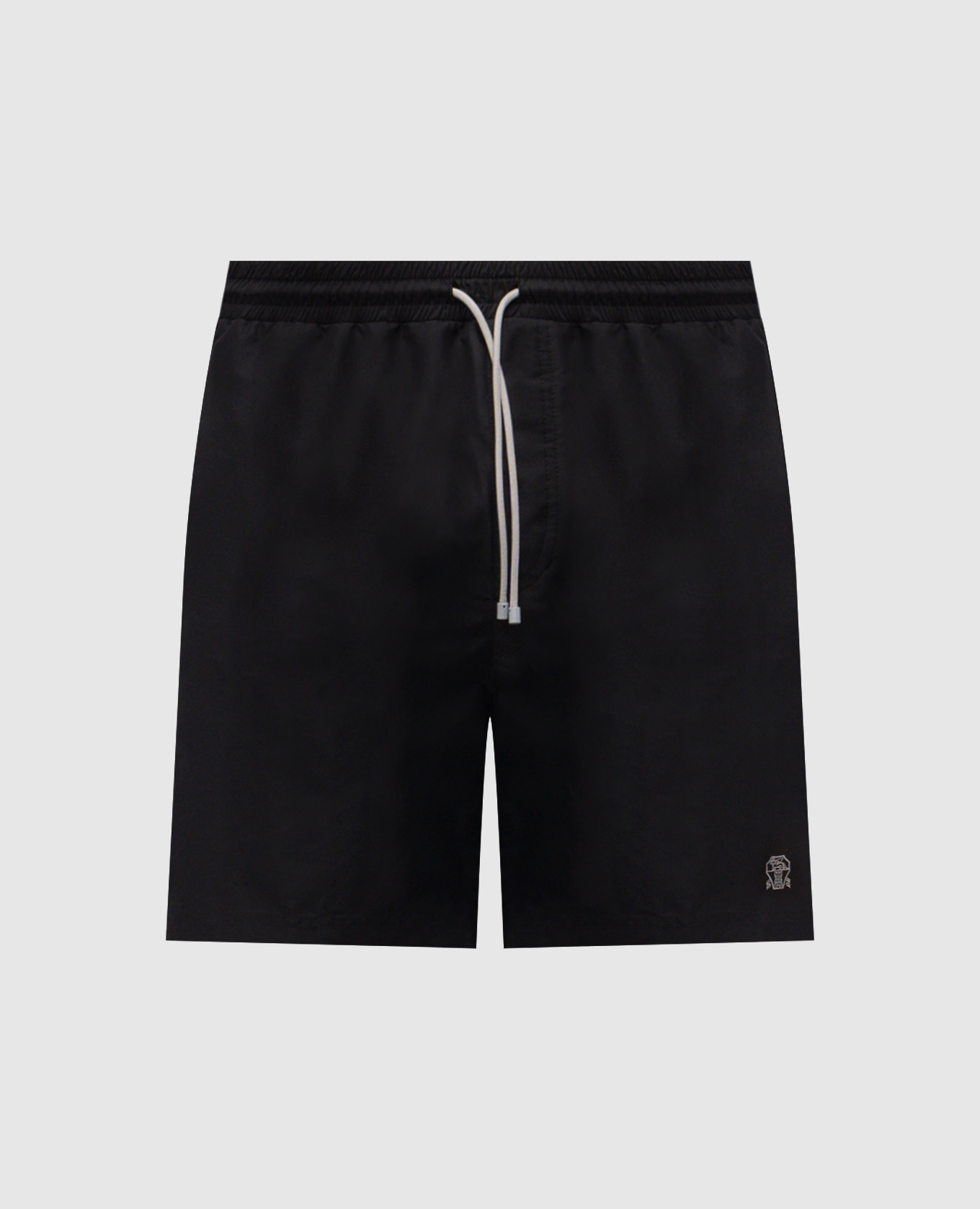 Черные шорты для плавания с логотипом