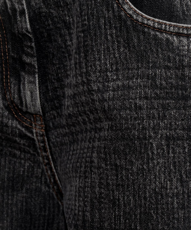 Brunello Cucinelli Серые джинсовые палаццо MA95PP4059 изображение 5