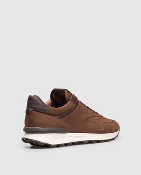 Florentino Коричневые кроссовки из нубука 225295520102