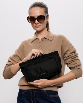 Gianni Chiarini Черная косметичка с нашивкой логотипа SB9402COMMNYL