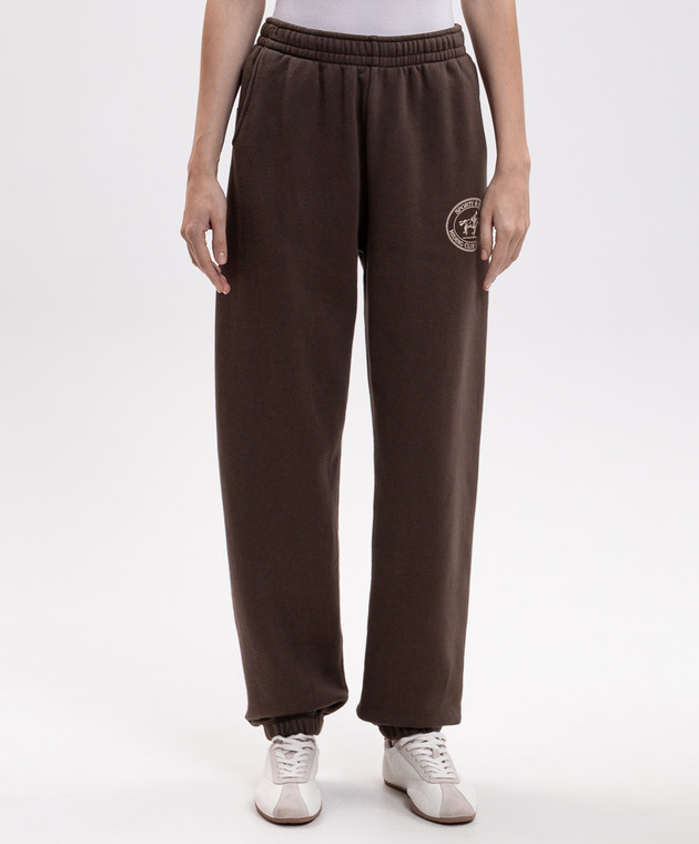 Sporty & Rich Коричневые джоггеры Brianno PA08783244BR03w изображение 3