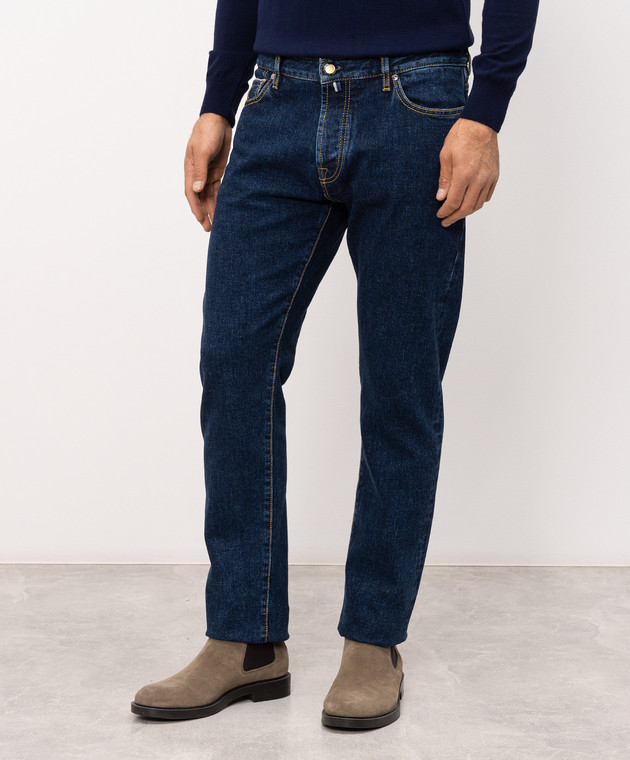 MooRER Синие джинсы PAVEL PAVEL04DARKDENIM изображение 3