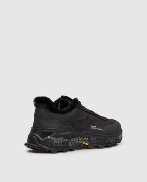 Premiata Черные кроссовки DEVIN на меху DEVIN