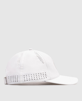 Brunello Cucinelli Белая кепка с принтом эмблемы MCAP9911T