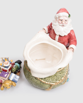 Fitz&Floyd Керамічна ємність для печива Святий Миколай 24032