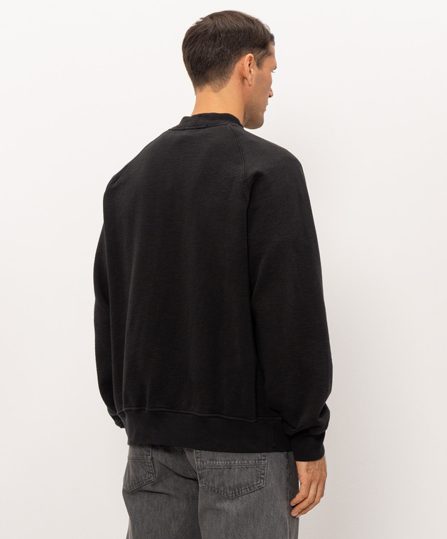 Stone Island Чорний світшот з патчем логотипа L2S156100053S0458 зображення 4