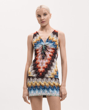 Missoni Топ в узор с люрексом DS26SK13BR015J
