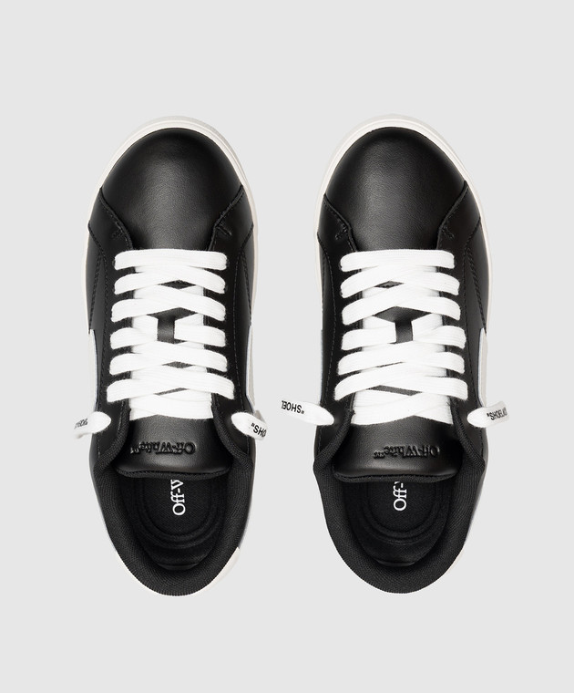 Off-White Детские черные кроссовки End of Play OF06027001 изображение 4