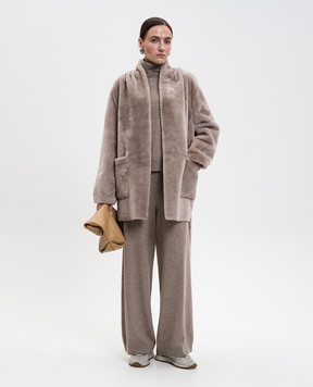 Max Mara Weekend Коричневий светр SCRIVIA з вовни і кашеміру SCRIVIA