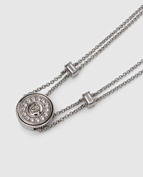 Versace Сріблястий ланцюжок Medusa з кристалами 10269831A00621