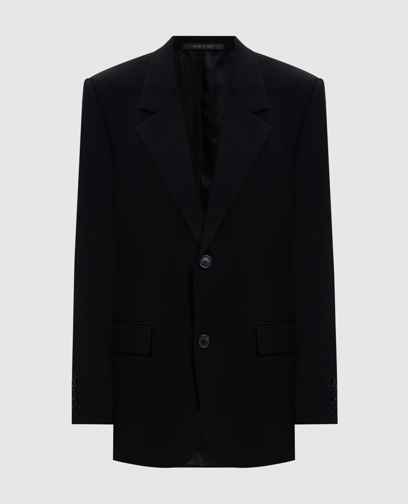 

Черный жакет из шерсти, Жакеты