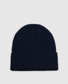 Moncler Grenoble Синя шапка з вовни L20973B0000104761