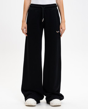 Off-White Черные спортивные штаны 2CH022F25FLE001