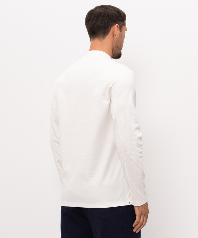 Brunello Cucinelli Білий лонгслів M0B131366 зображення 4