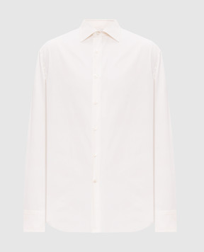 Canali Рубашка цвета айвори GA03807CCL7018