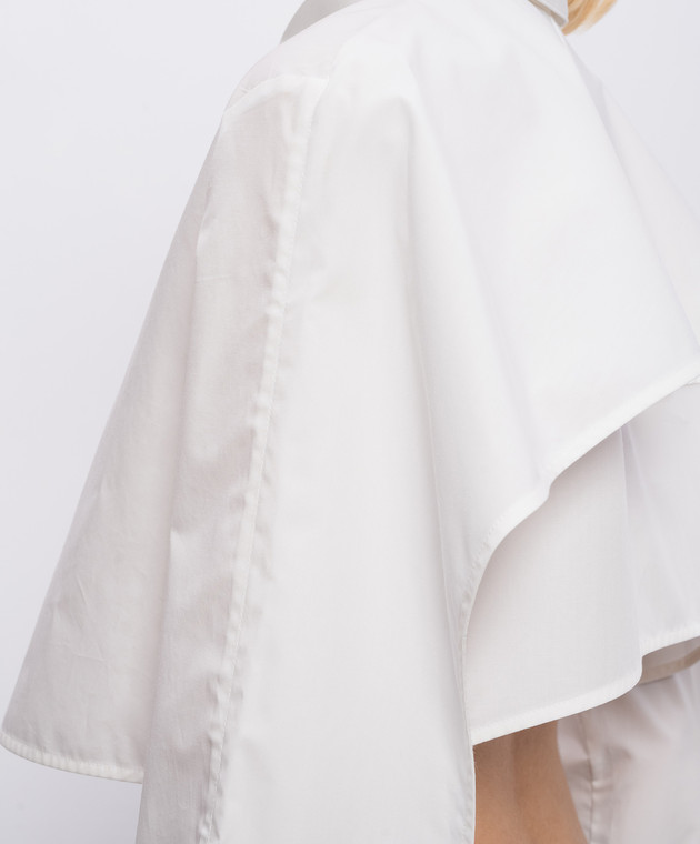 Khaite Белая укороченная рубашка Fritz 2464195 изображение 5