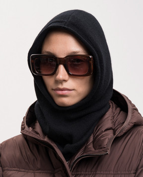 Allude Чорний капор з кашеміру 26511225