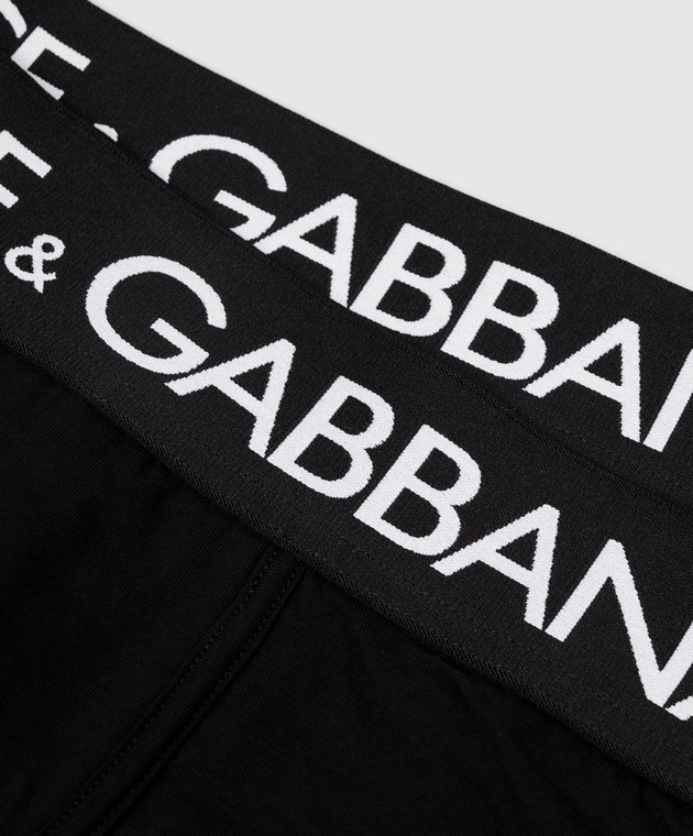Dolce&Gabbana Набор черных трусов-боксеров M9D70JONN97 изображение 3