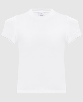 Vetements Белый топ с вышивкой логотипа WE76TR524W