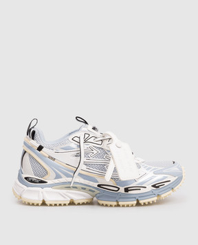 Off-White Блакитні комбіновані кросівки Be Right Back Mesh з логотипом OWIA289S26FAB001