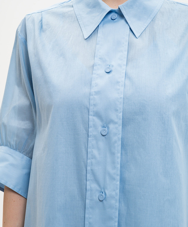 Jil Sander Голубое платье J02CT0593J45326 изображение 5