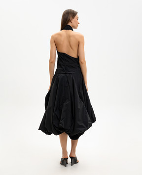 Magda Butrym Черное платье с открытой спиной DRESS09116526