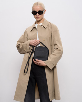 The Row Черная кожаная сумка Annie W1911L129