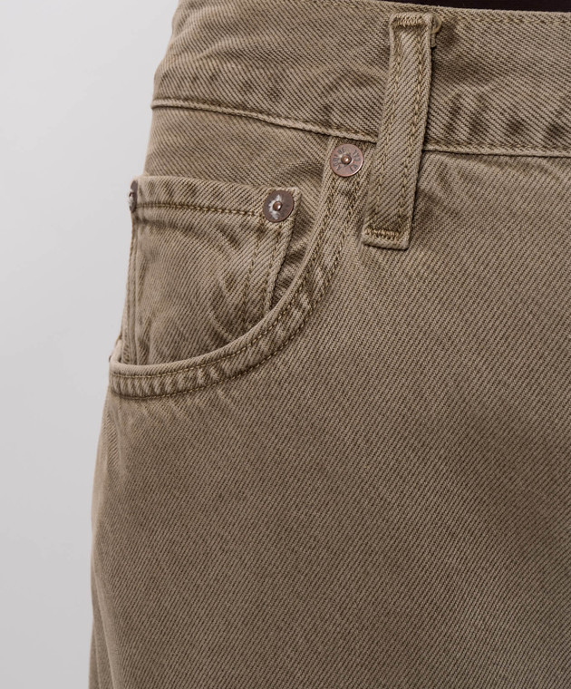 AGOLDE Коричневые джинсы Low Slung Baggy A90791968 изображение 5
