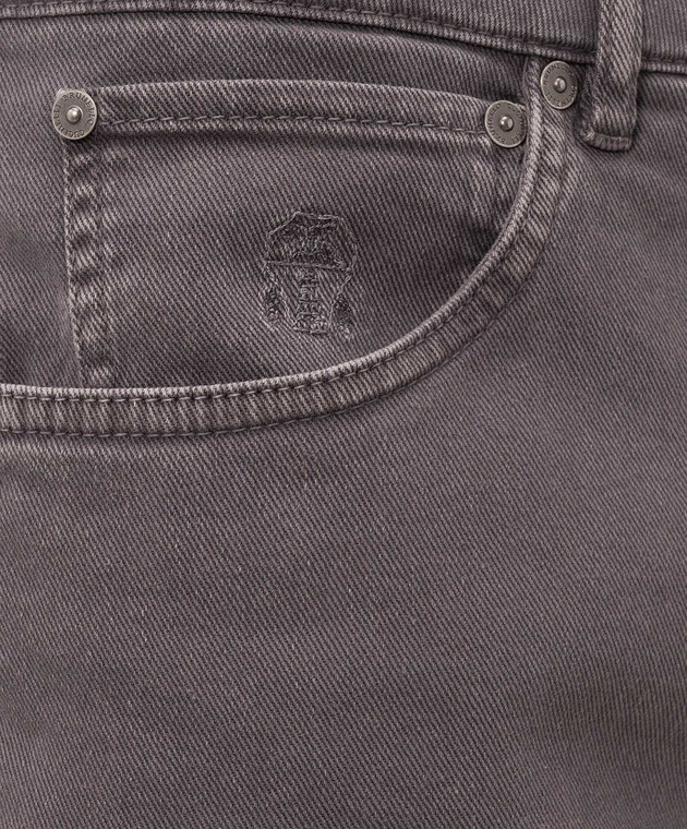 Brunello Cucinelli Сірі джинси M277PX1290 зображення 5