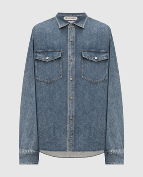 JW Anderson Синя джинсова сорочка з патчем DS0011PG1855