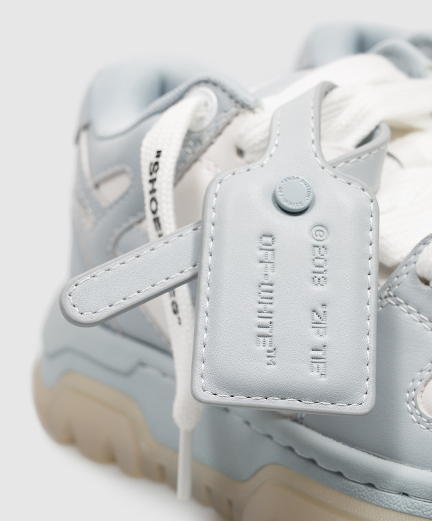Off-White Блакитні шкіряні кросівки OOO Chunky OF05743455 зображення 5
