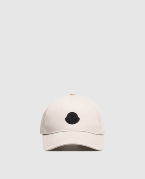 Moncler Серая кепка с нашивкой логотипа L20933B000580U082