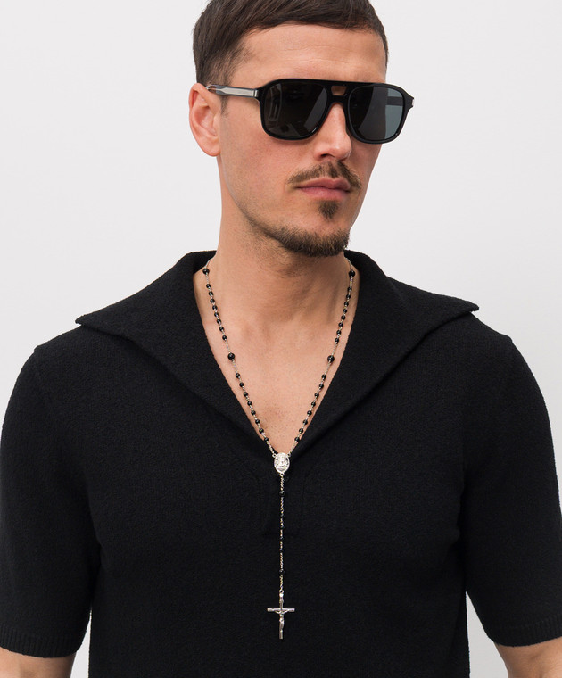 Dolce&Gabbana намисто з підвіскою у вигляді хреста оберега WNP7S2W1111 зображення 2