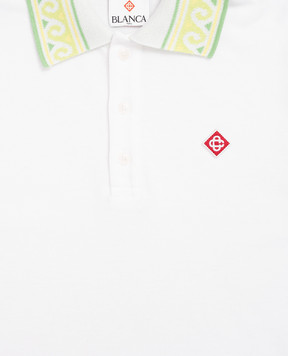 Casablanca Детское белое поло KSP26JTP37001GEXBC