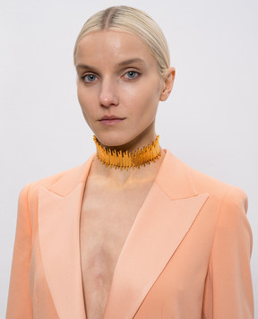 Lynyer Позолоченное колье-чокер Warrior WGLDBEAMCHK