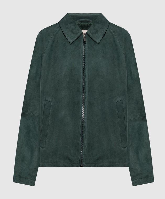 Max Mara Weekend Зеленая замшевая куртка ZUPPA WKDZUPPA