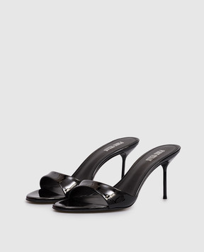 Paris Texas Чорні шкіряні лаковані мюлі LIDIA PX1141XVN01