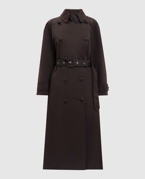 Dolce&Gabbana Коричневий тренч F0W7MTFUS4B