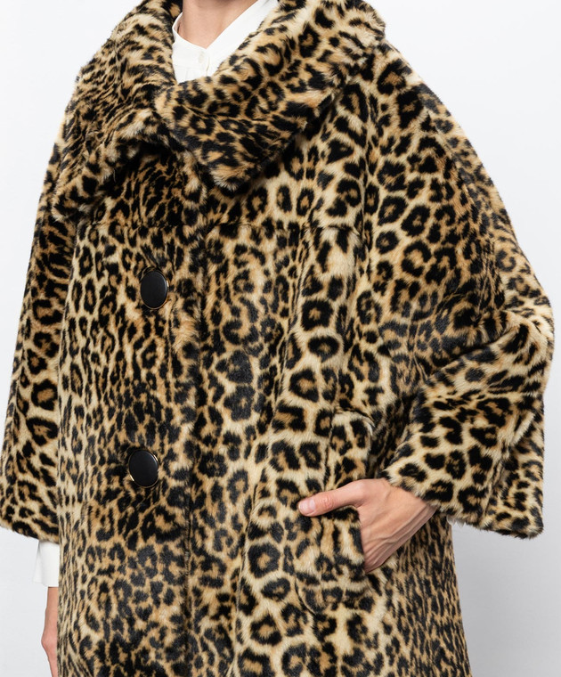 Givenchy Пальто в леопардовый принт BWC0GE31EG изображение 5