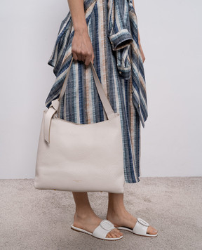 Gianni Chiarini Біла шкіряна сумка Amira BS11671RNGDBLTU