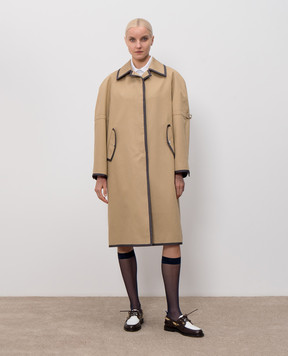 Thom Browne Бежевый плащ FOR114B07886