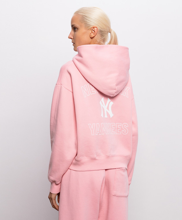 Sporty & Rich Рожеве утеплене худі Yankees ST0952018695PI152 зображення 4