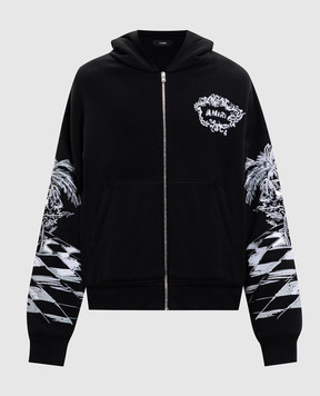 AMIRI Черная спортивная куртка CHATEAU SKETCH AMTOJR1099