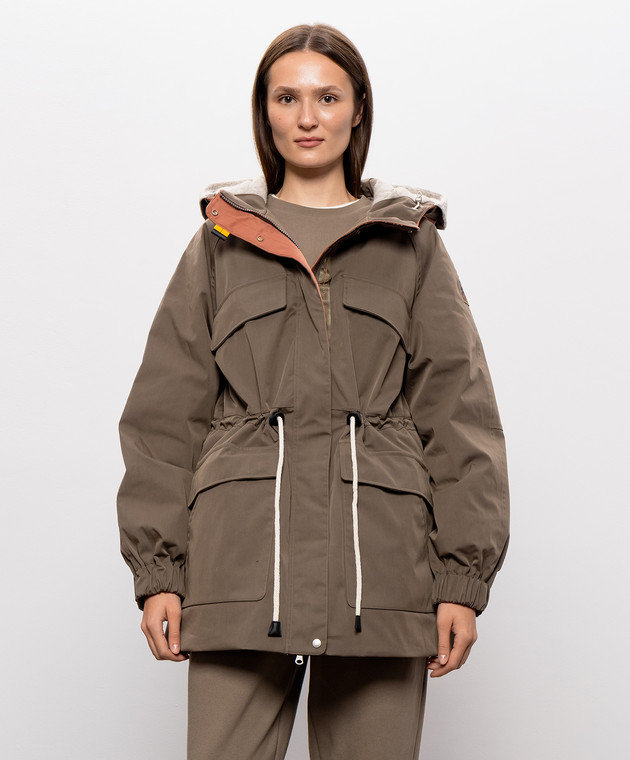 Parajumpers Пухова парка кольору хакі Naruse 26WPWJKBI32 зображення 3