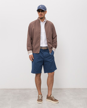 Brunello Cucinelli Біла сорочка з льону MM6840627